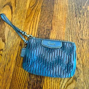 Gray Coach Wristlet